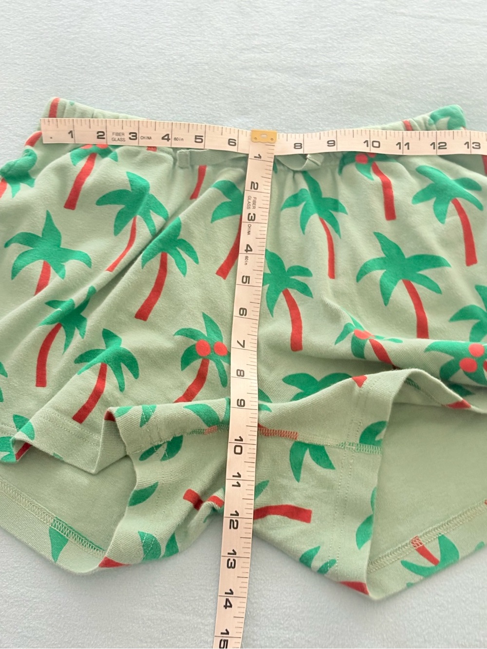 Hanna Andersson 100% Organic Cotton Palm Tree Print Shorts Sz S - Picture 11 of 14